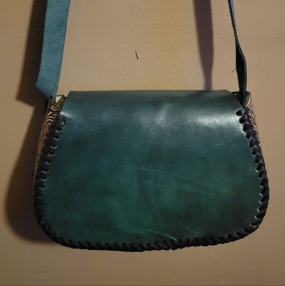 Leather satchel purse - Picture 2 of 3